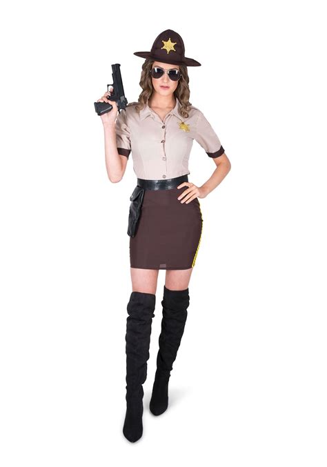 female sheriff costume